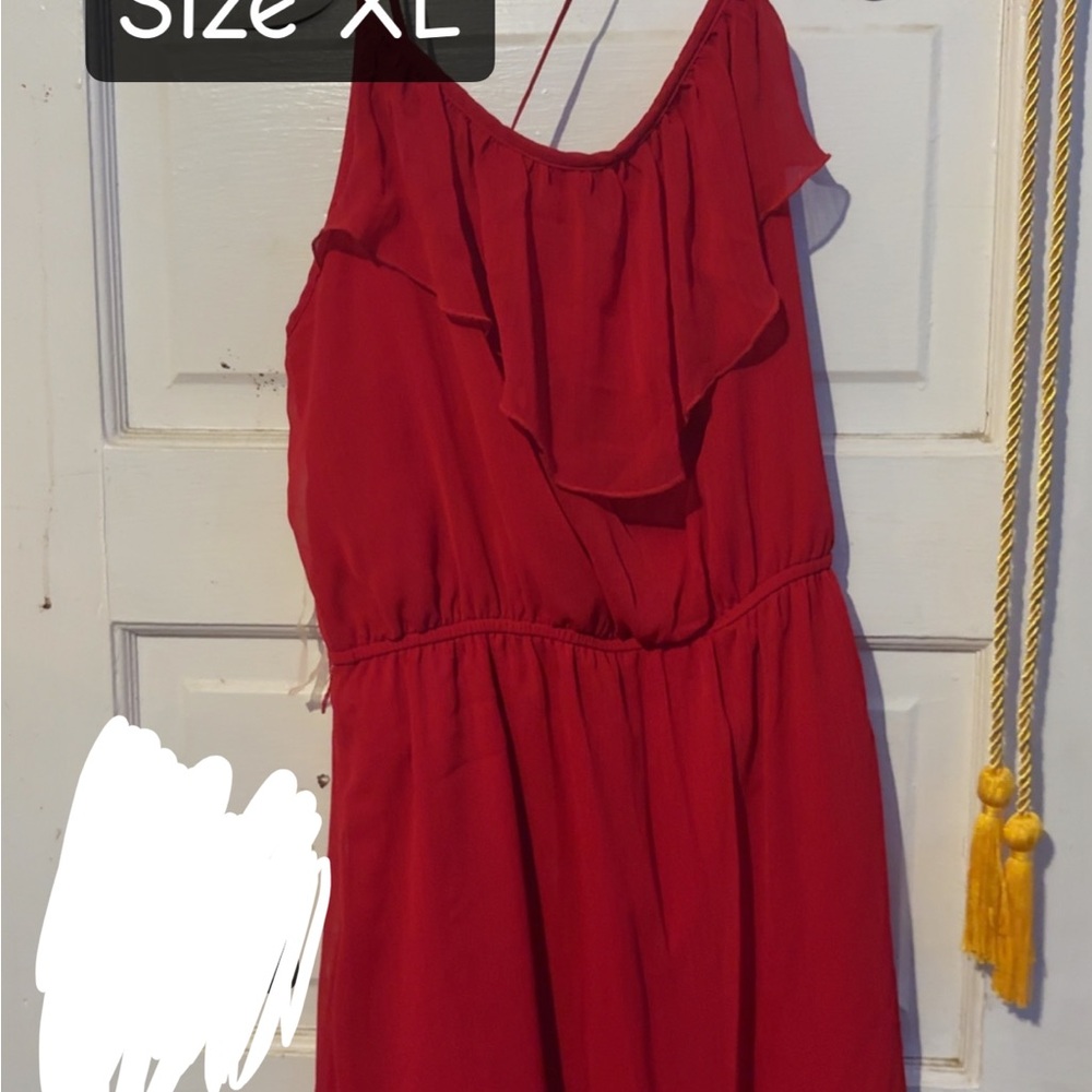 Elegant Red Women's Dress